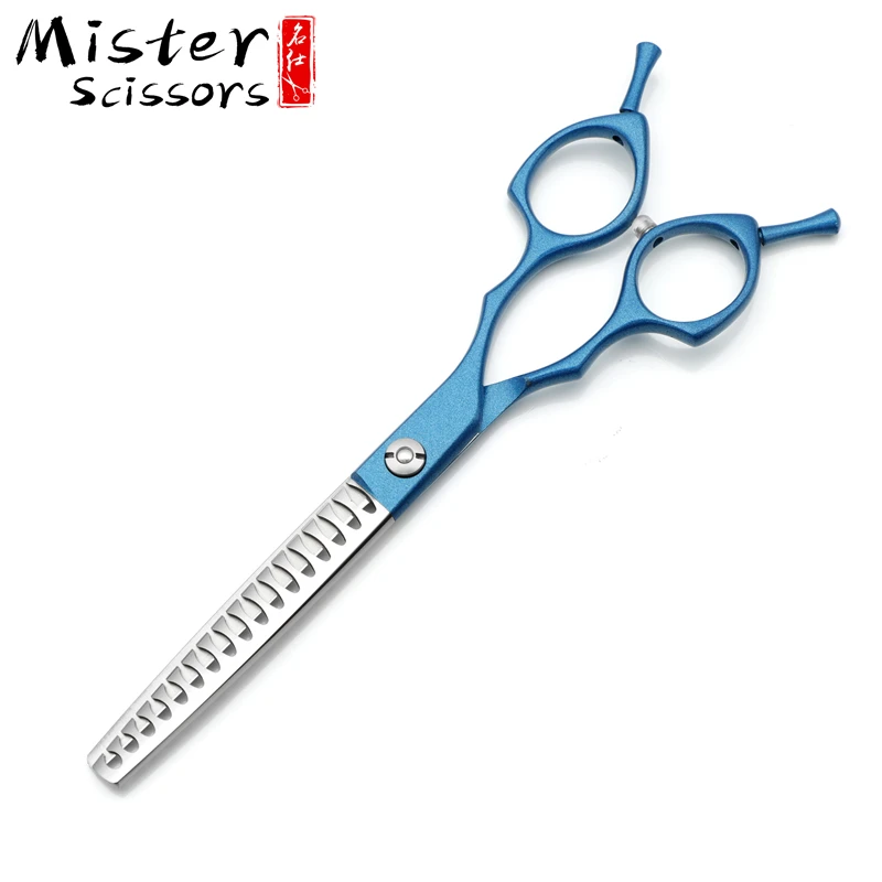 Pet Grooming Straight Chunker Paint Blue