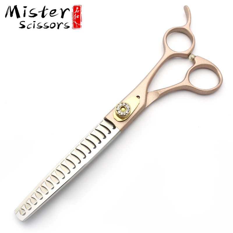 Pet Grooming Straight Chunker Paint Gold Jewelry Screw